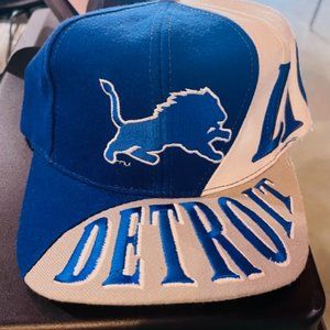 Detroit Lions NFL Vintage Drew Pearson Enterprises Snapback Team Hat